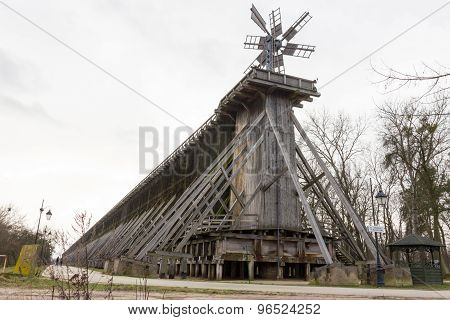 Historic graduation tower in Ciechocinek, Poland
