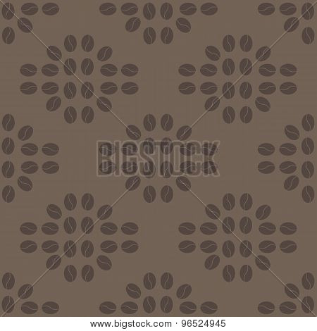 Coffee Bean Seamless Pattern