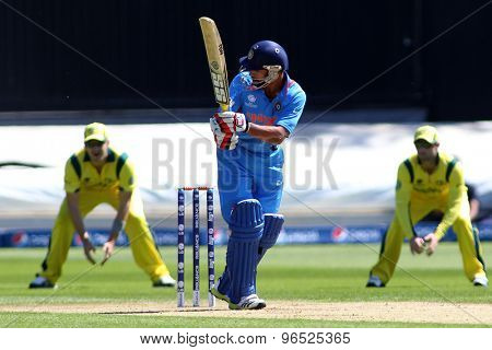 CARDIFF, WALES - June 04 2013: India's Shikhar Dhawan during the ICC Champions Trophy warm up match between India and Australia at the Cardiff Wales Stadium on June 04, 2013 in Cardiff, Wales