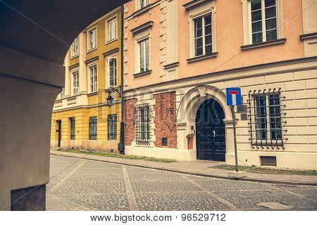 Little parasite home bridge  in Warsaw, Poland
