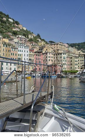 Entrance By Ship To The Port