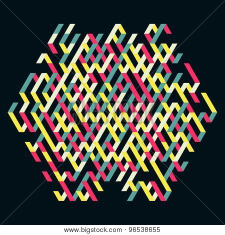 Abstract Vector Illustration. Can Be Used For Design And Presentation.