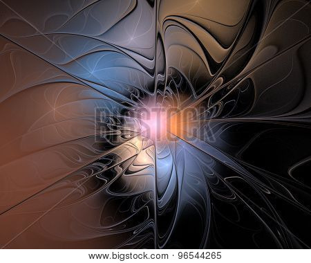 Abstract Fractal Design.