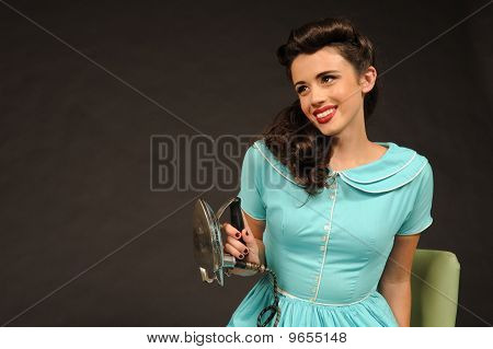 Uma menina muito pin-up