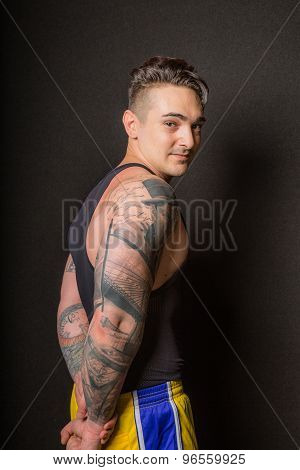 Muscular young man