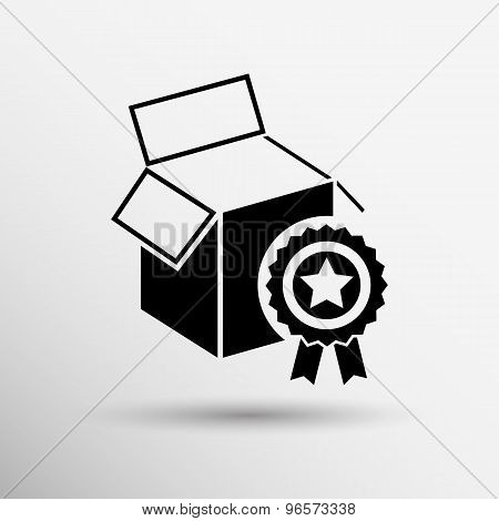 PREMIUM box packing vector design isolated icon