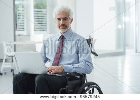 Businessman Overcoming Disability