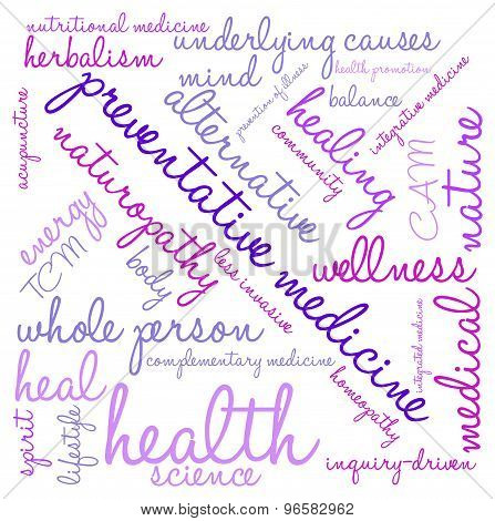 Preventative Medicine Word Cloud