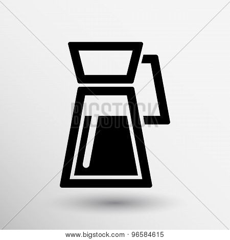 Glass jar of preserved apples compote LOGO