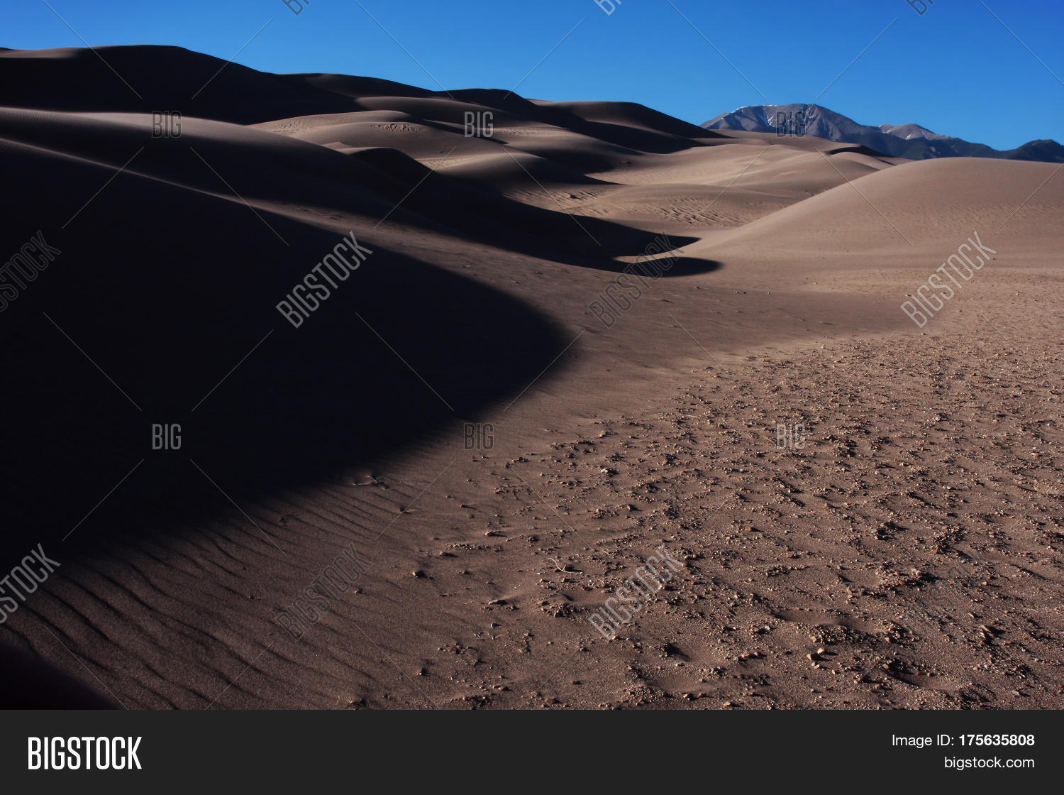 Shadows Sand Drifts Image & Photo (Free Trial) | Bigstock