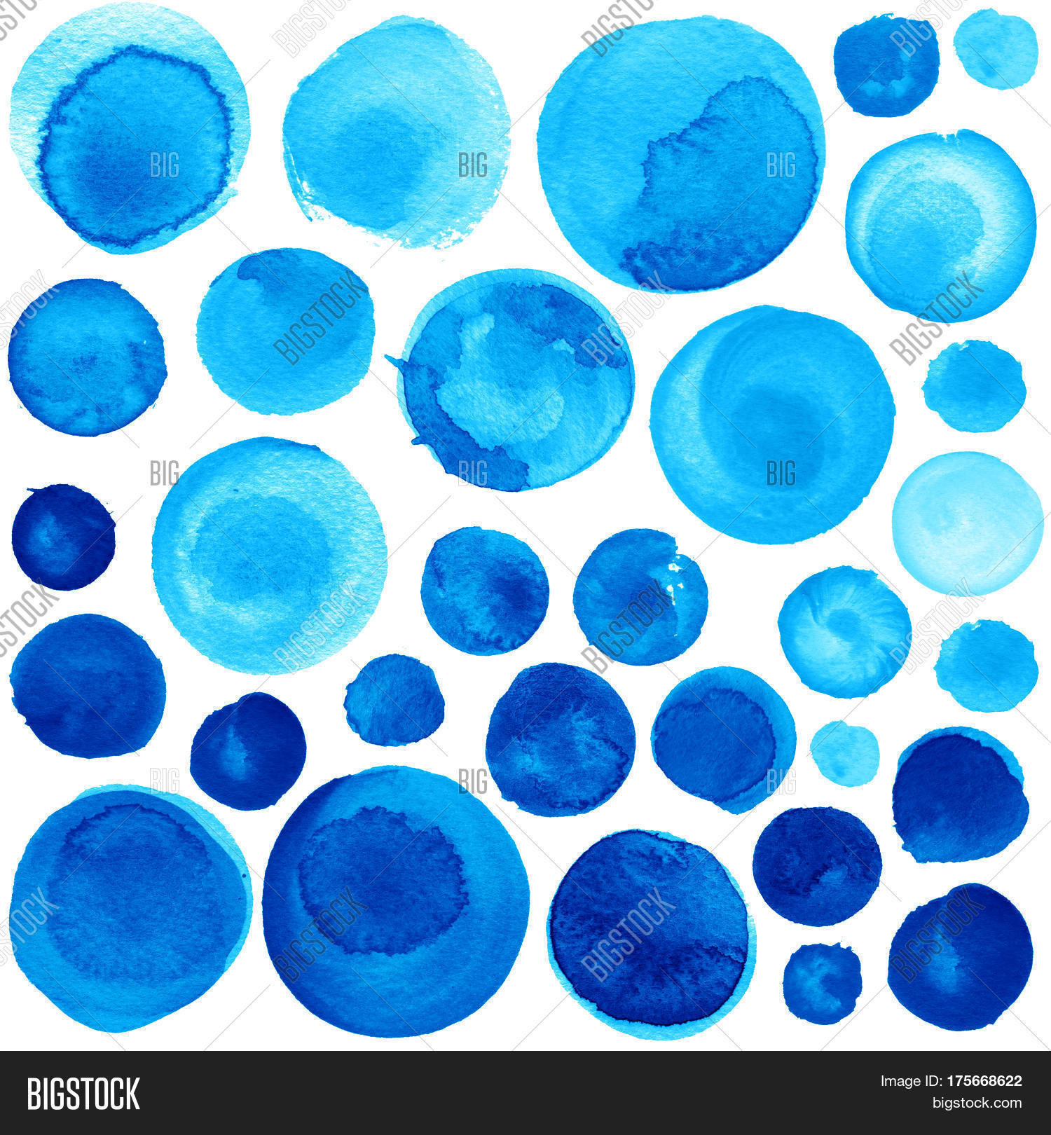 set-watercolor-circles-image-photo-free-trial-bigstock