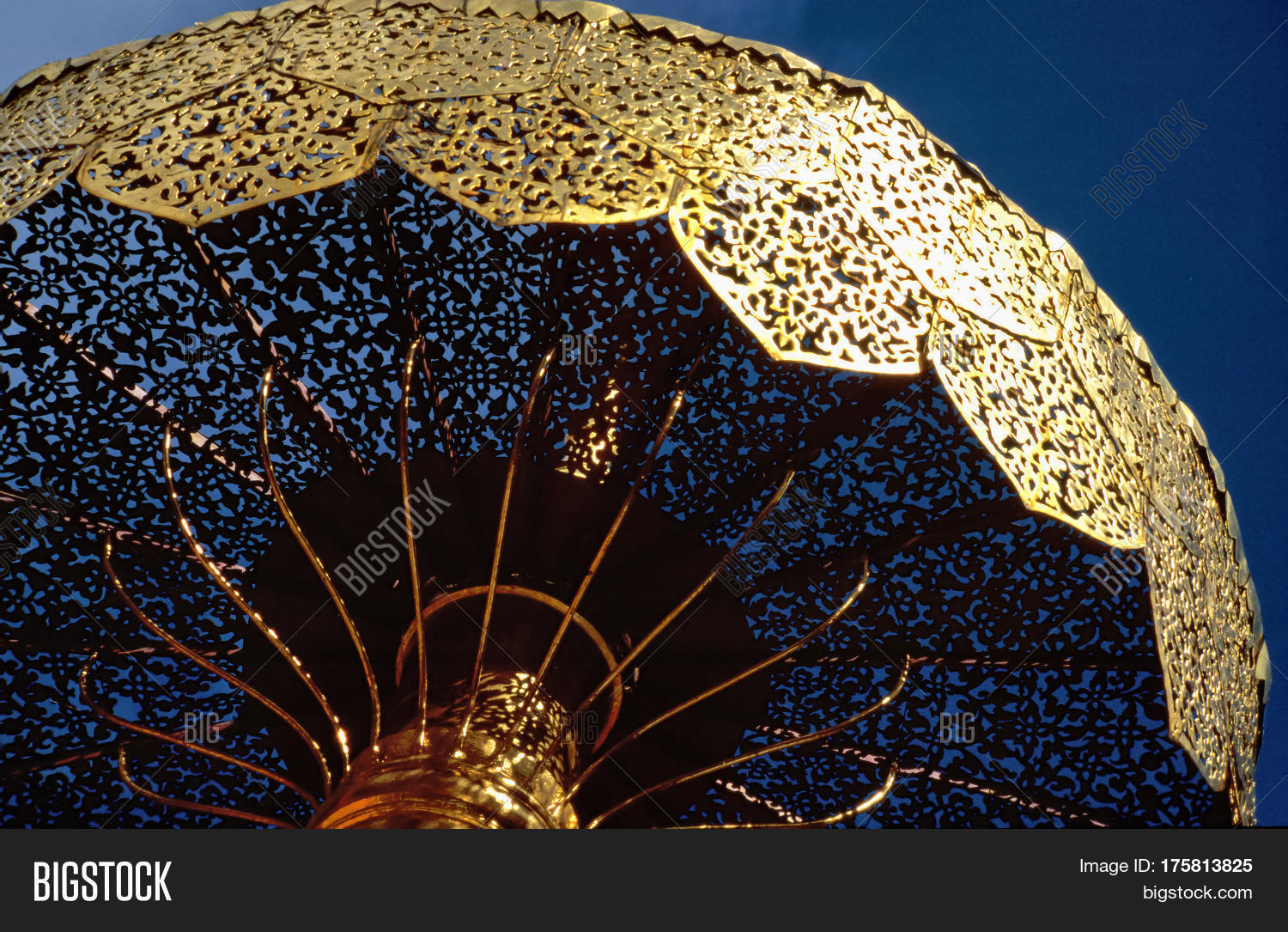 Golden Umbrella Image & Photo (Free Trial) Bigstock