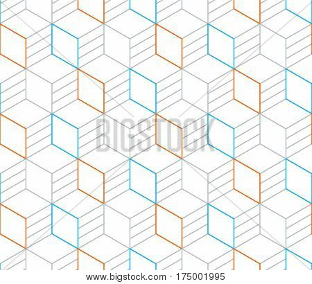Linear seamless pattern, thin lines. Subtle geometric vector background