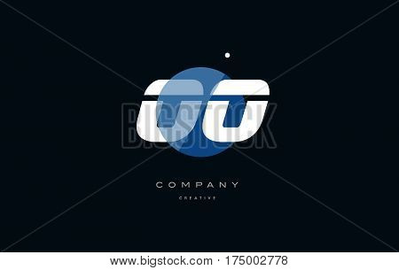 Oo O  Blue White Circle Big Font Alphabet Company Letter Logo