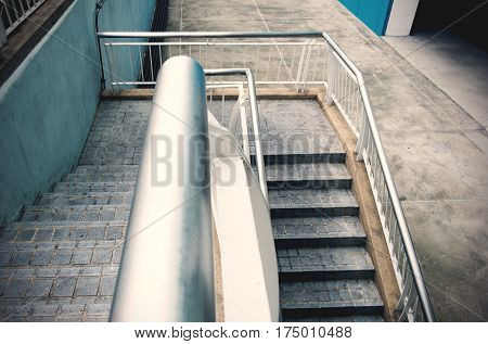 walkway stairs outdoor and background photo stock
