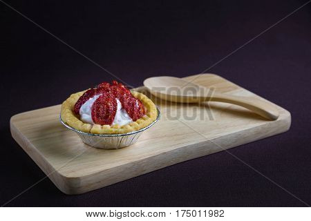 Mini Cookies Tart Strawberry