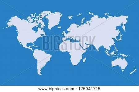 Political World Map vector illustration new background