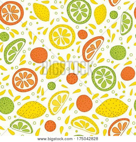 Pattern With Sliced Citrus