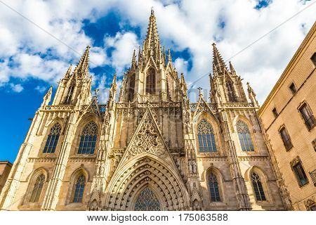 Cathedral Of The Holy Cross And Saint Eulalia - Barcelona Catalonia Spain Europe