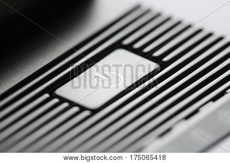 Computer On and off button with international symbol