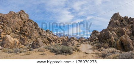 Panoramic View Of Alabama Hills
