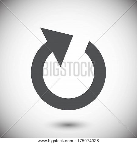 reload icon stock vector illustration flat design