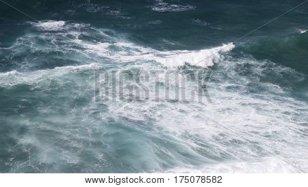 Wild waves at Merewether beach, Newcastle, NSW Australia