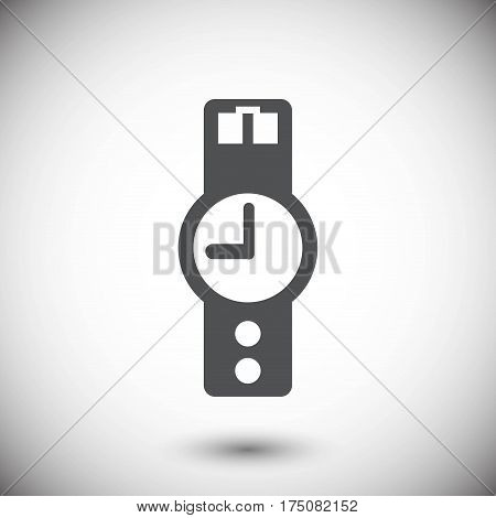 wristwatch icon  stock vector illustration flat design