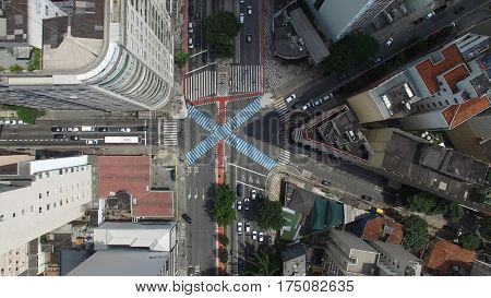 Top View of Intersection 