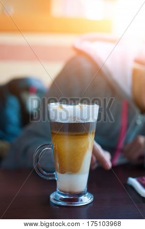 Mug With Makiato.