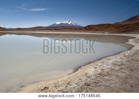 Lake Hedionda Bolivia beautiful during visit Uyuni tour
