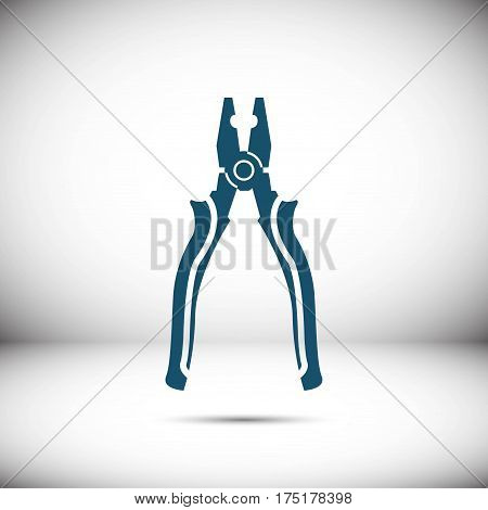 pliers icon stock vector illustration flat design