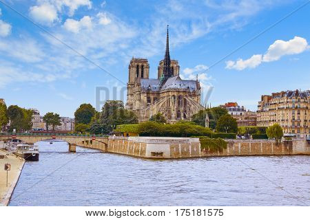 Notre Dame cathedral in Paris France French Gothic architecture