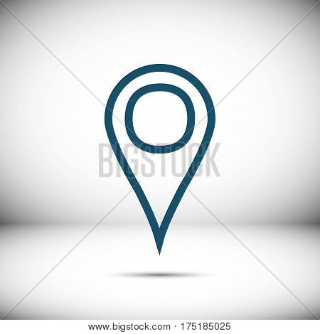 navigation icon stock vector illustration flat design