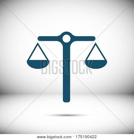 scales icon stock vector illustration stock vector illustration flat design