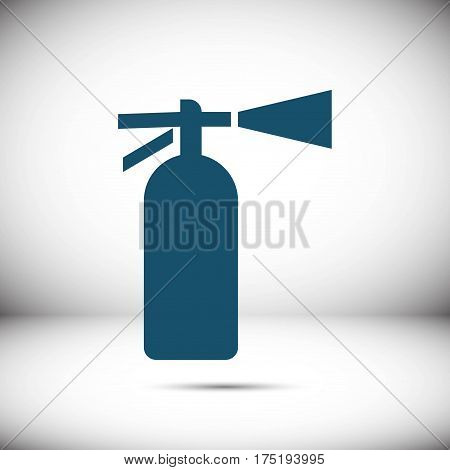 extinguisher icon  stock vector illustration flat design