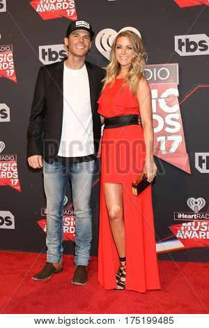 LOS ANGELES - MAR 5:  Granger Smith, wife at the 2017 iHeart Music Awards at Forum on March 5, 2017 in Los Angeles, CA
