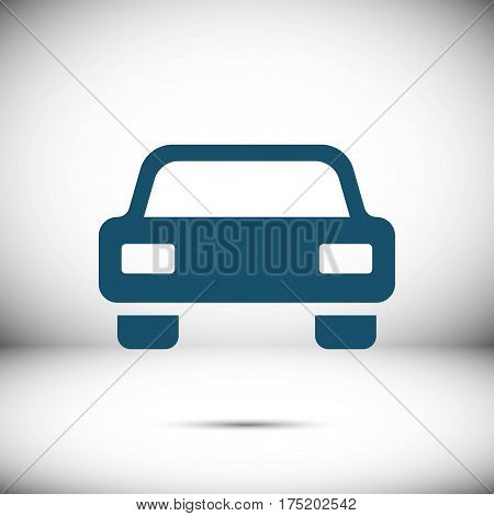 car icon stock vector illustration flat design
