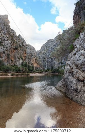 Canyon Torrent de Pareis in Majorca Spain