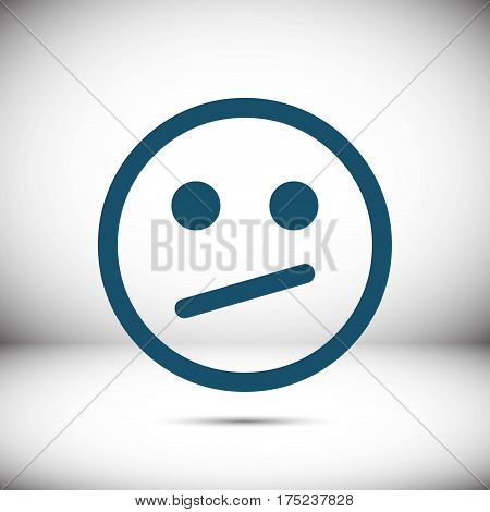 Smile icon stock vector illustration flat design