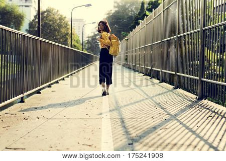 Woman Travel Trip Wanderlust Summer Vacation Holiday