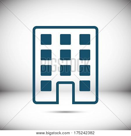 hotel icon stock vector illustration flat design