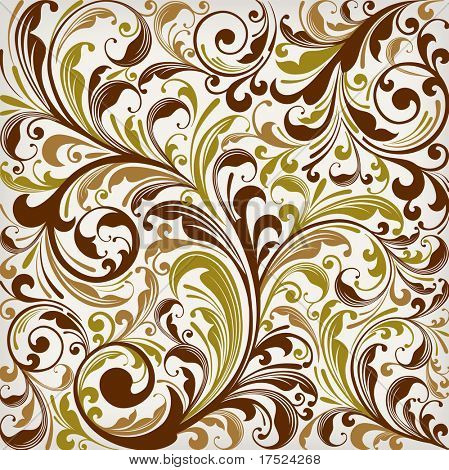 Seamless floral background