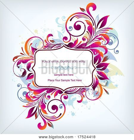 cornice floreale