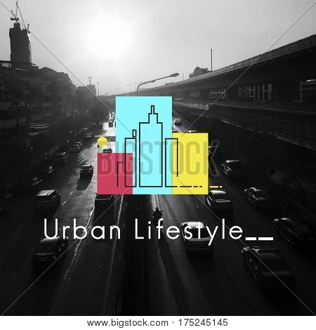 Urban Living City Lifestyle Society Graphic