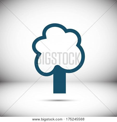 tree icon stock vector illustration flat design
