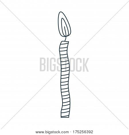 figure canddle of party icon, vector illustraction design image