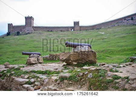 Hill Fortress military post old cannon landmark