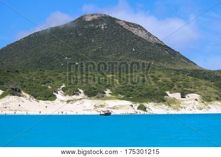 Beach Of Farol In The City Of Arraial Do Cabo  - Brazil