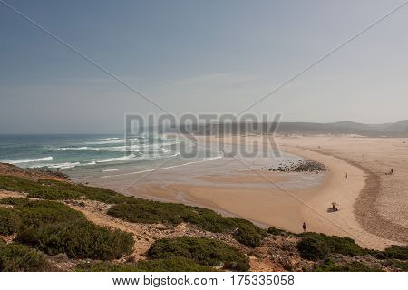 Generic view of Algarve seaside in Portugal